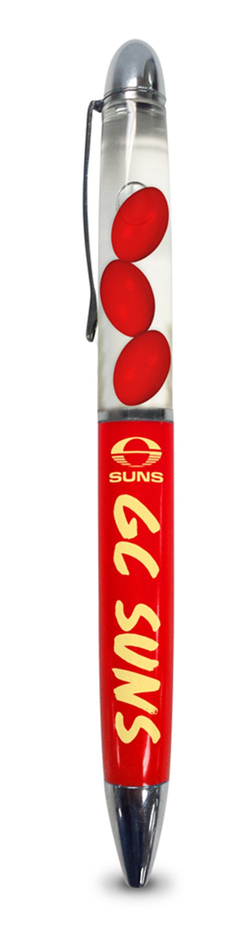 Gold Coast Suns Floating Footballs Pen