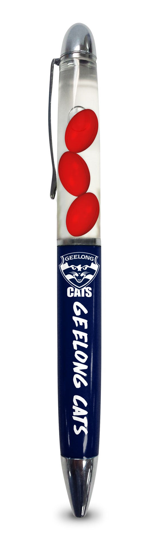 Geelong Cats Floating Footballs Pen