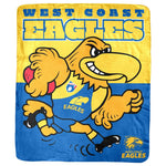 West Coast Eagles Coral Fleece Rug