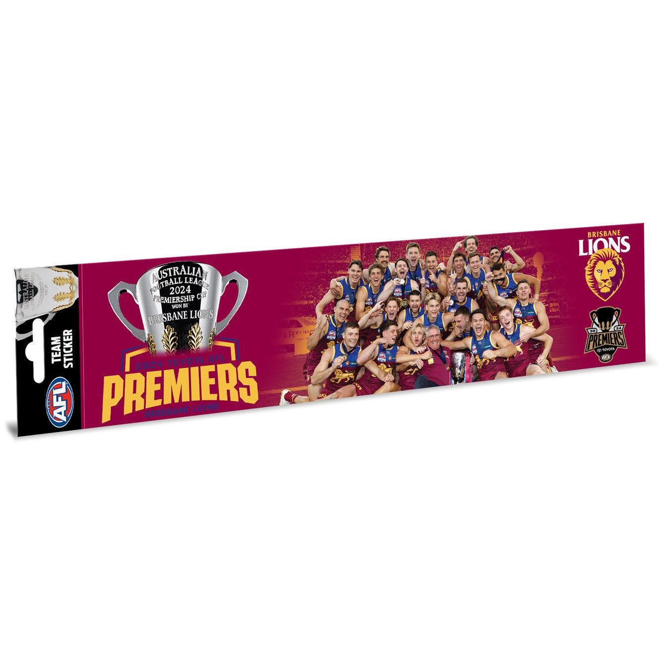 Brisbane Lions 2024 Premiers Team Photo Bumper Sticker