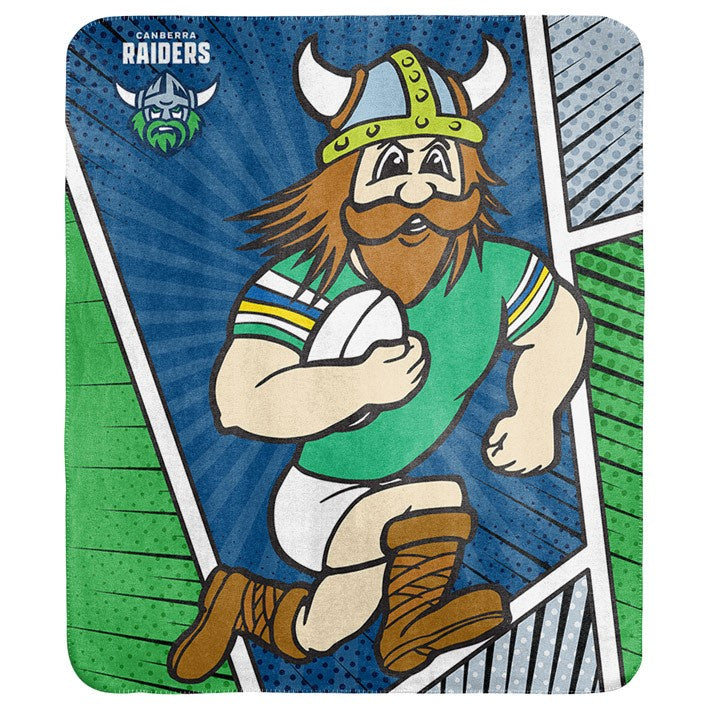 Canberra Raiders Coral Fleece Rug