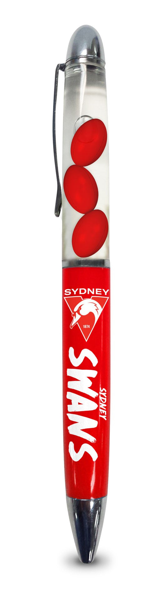 Sydney Swans Floating Footballs Pen