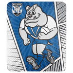 Canterbury Bulldogs Coral Fleece Rug