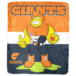 Greater Western Sydney Giants Coral Fleece Rug