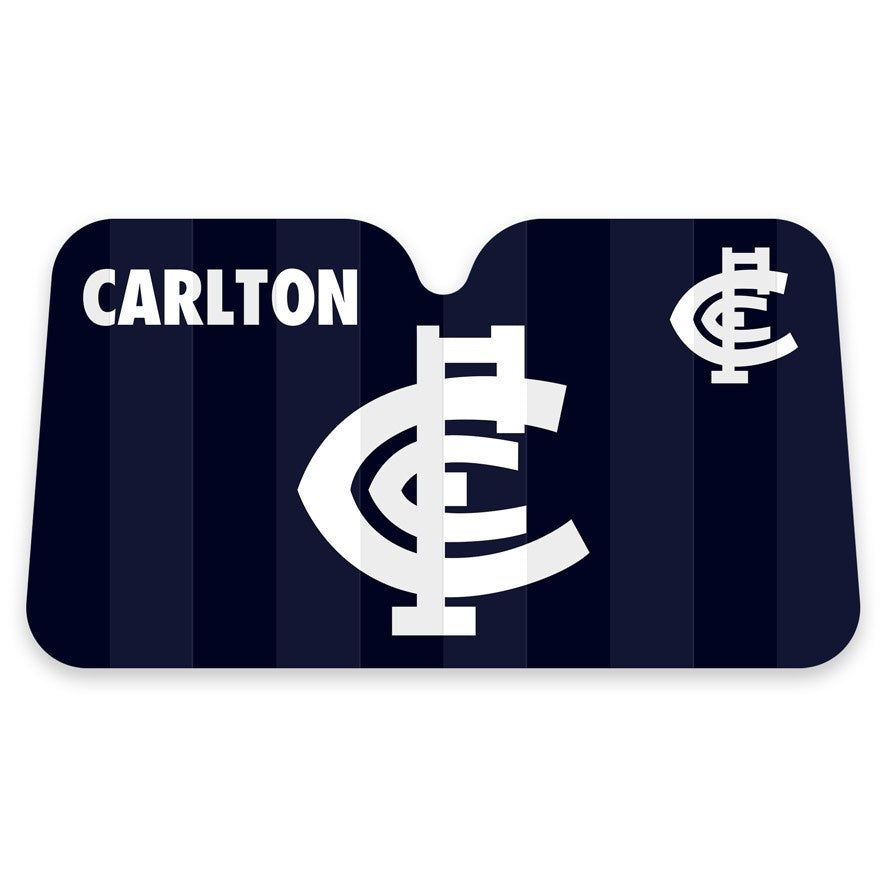 Carlton Blues Car Sunshade