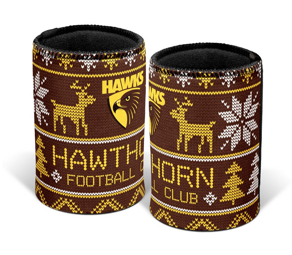 Hawthorn Hawks Christmas Can Cooler