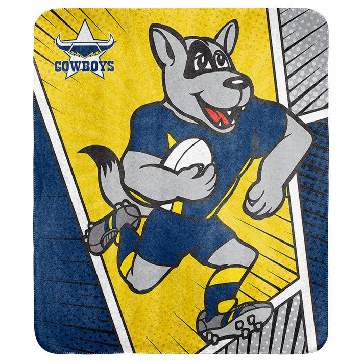 North Queensland Cowboys Coral Fleece Rug