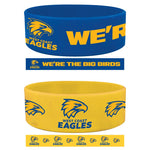 West Coast Eagles Wrist Bands