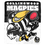 Collingwood Magpies Coral Fleece Rug