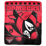 Essendon Bombers Coral Fleece Rug