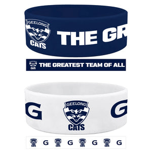 Geelong Cats Wrist Bands