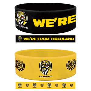 Richmond Tigers Wrist Bands