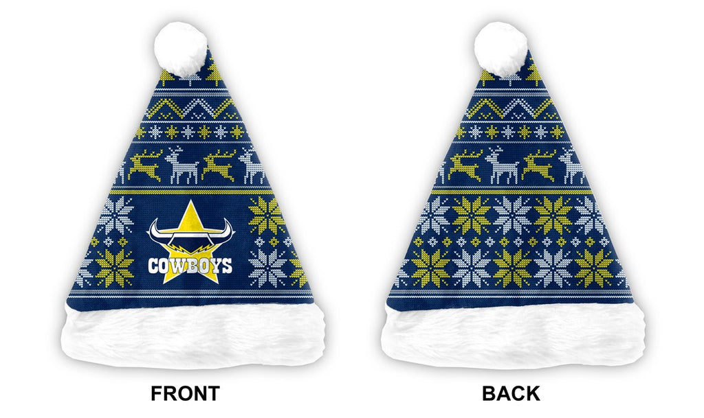 North Queensland Cowboys Christmas Santa Hat