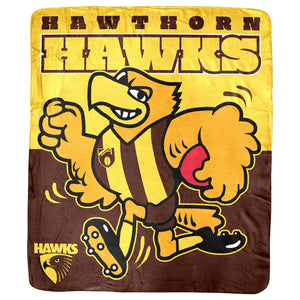 Hawthorn Hawks Coral Fleece Rug