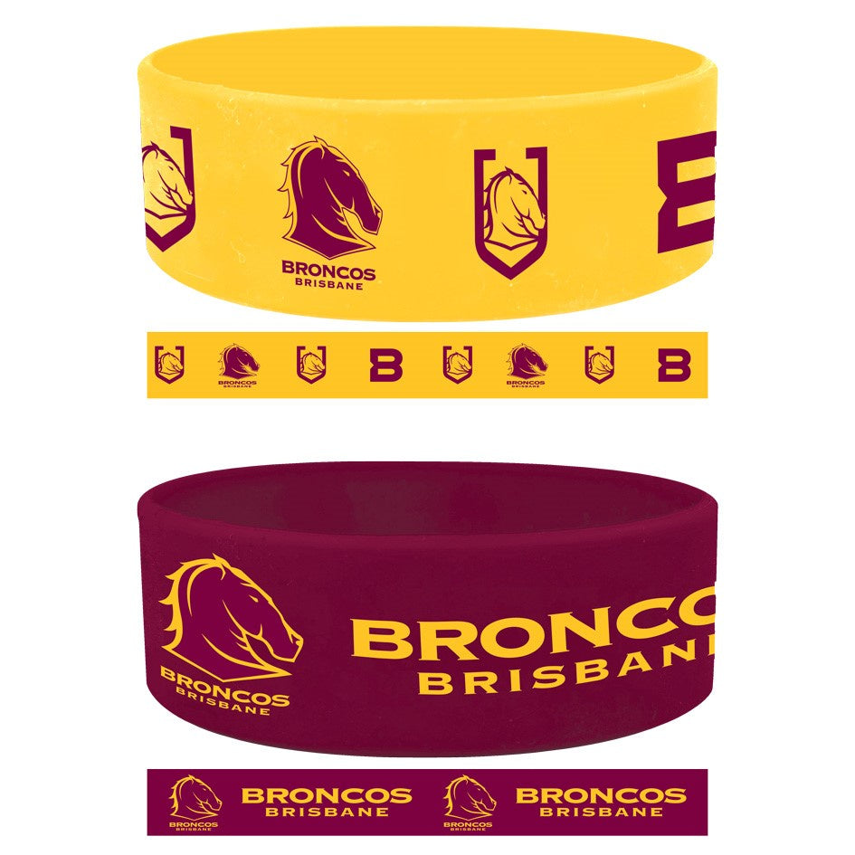 Brisbane Broncos Wrist Bands