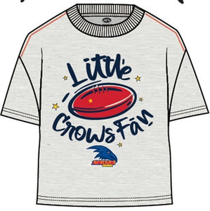 Adelaide Crows Baby Tee ( White Marle)