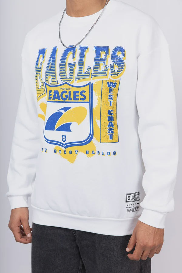 West Coast Eagles Mitchell & Ness Brush Off Crew