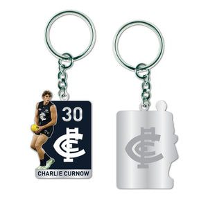 Carlton Blues - Charlie Curnow Keyring