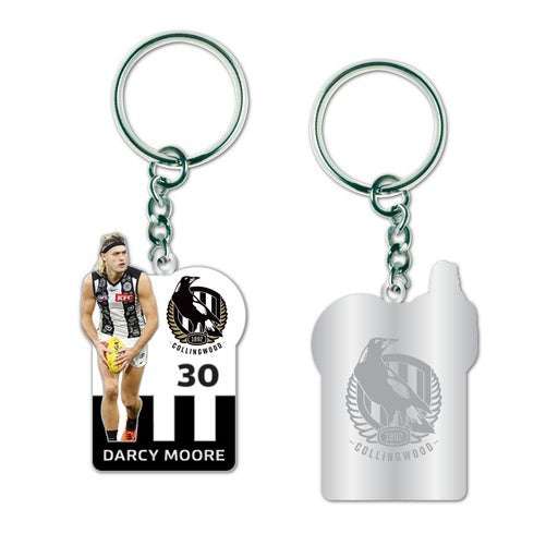 Collingwood Magpies - Darcy Moore Keyring