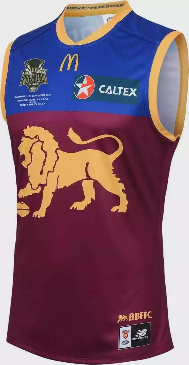 Brisbane Lions 2024 Premiership Guernsey