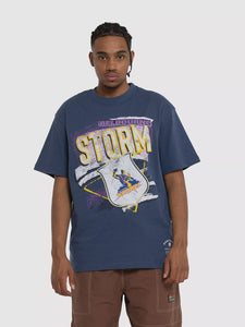 Melbourne Storm Mitchell & Ness Abstract Tee