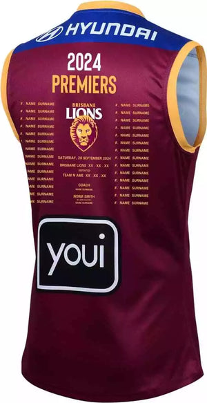 Brisbane Lions 2024 Premiership Guernsey