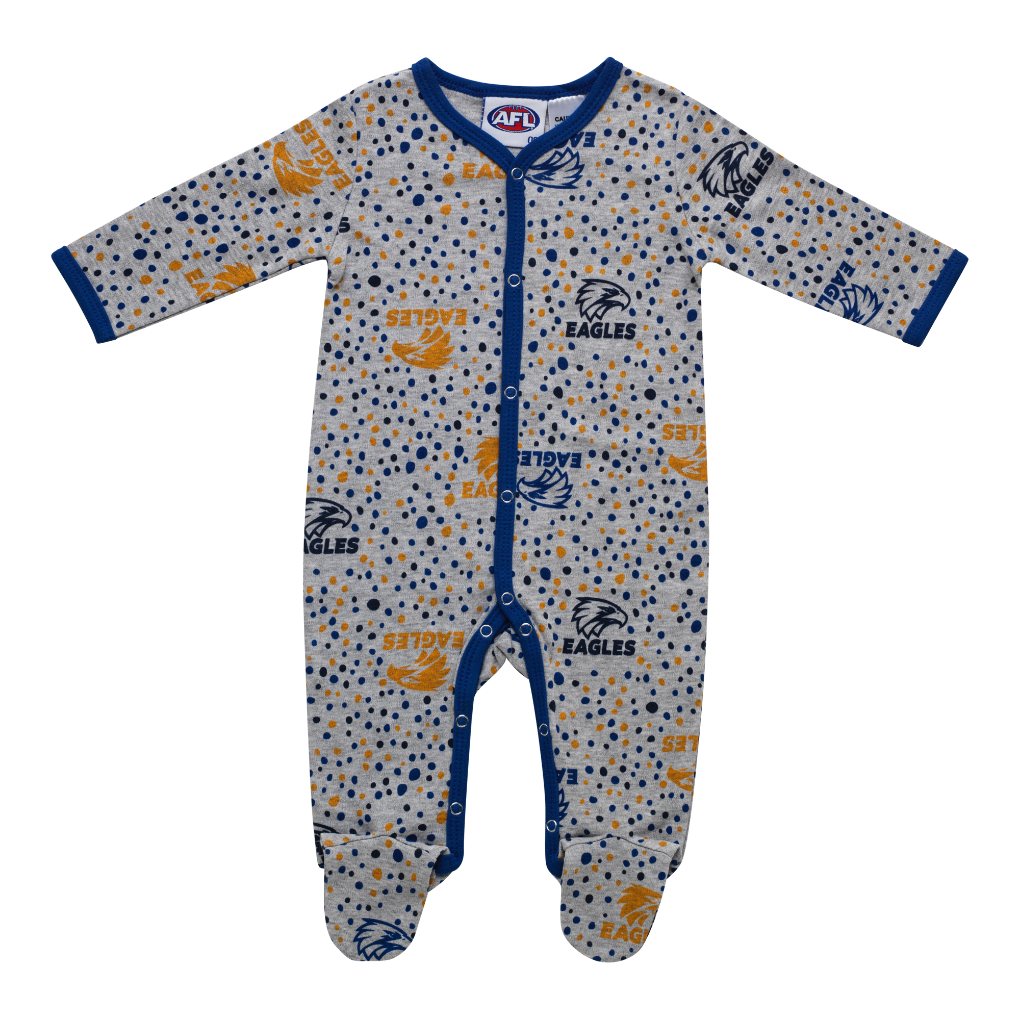 West Coast Eagles Baby Coverall