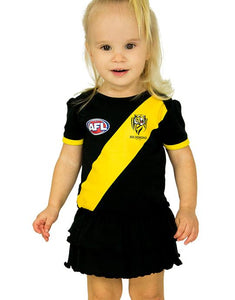 Richmond Tigers Baby Girls Footysuit