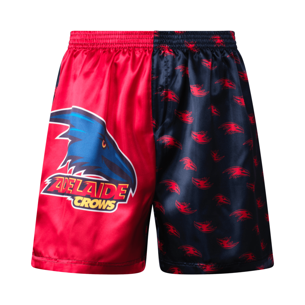 Adelaide Crows Youth Satin Boxer Shorts