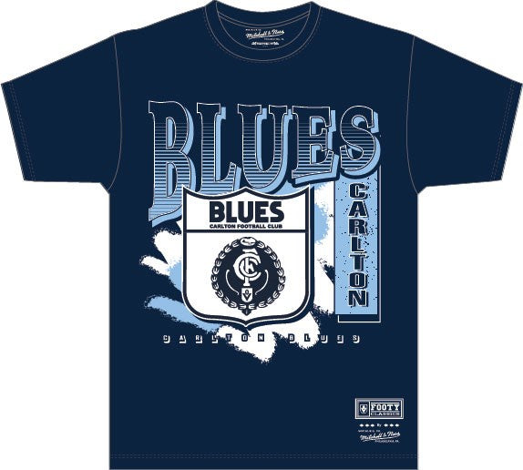 Carlton Blues Mitchell & Ness Brush  Off Tee