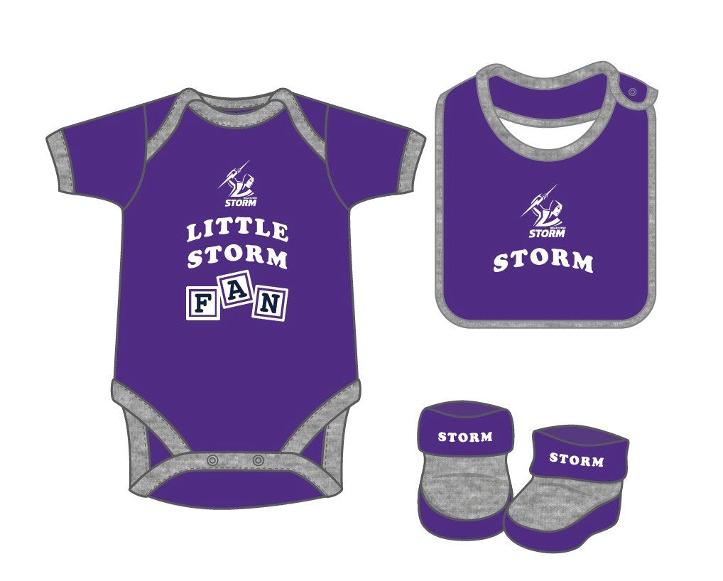 Melbourne Storm Baby Set