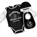Collingwood Magpies Baby Bodysuit Gift Set