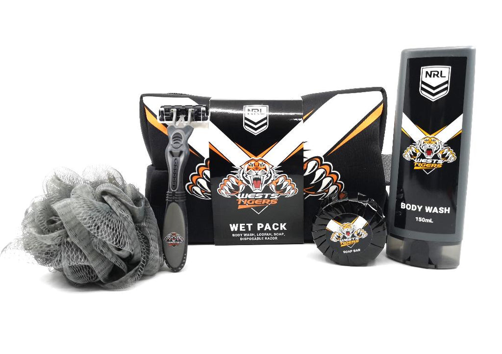 West Tigers Wet Pack Gift Set