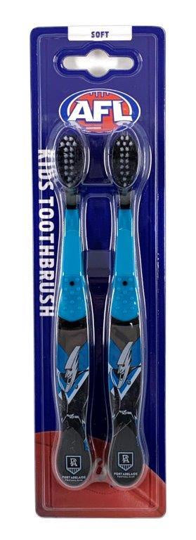Port Adelaide Power Kids Toothbrush Twin Pack