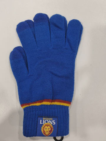 Brisbane Lions Touchscreen Gloves