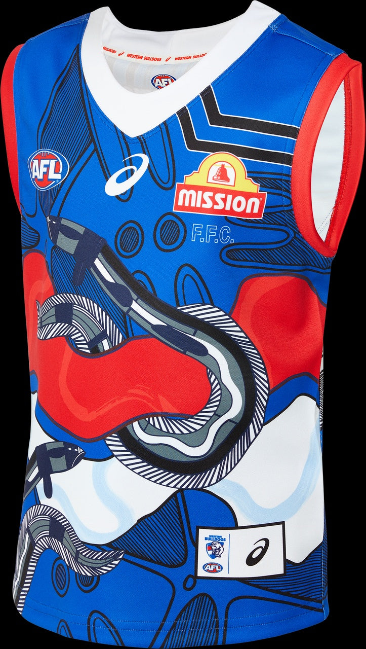 Western Bulldogs 2023 Youth Indigenous Guernsey