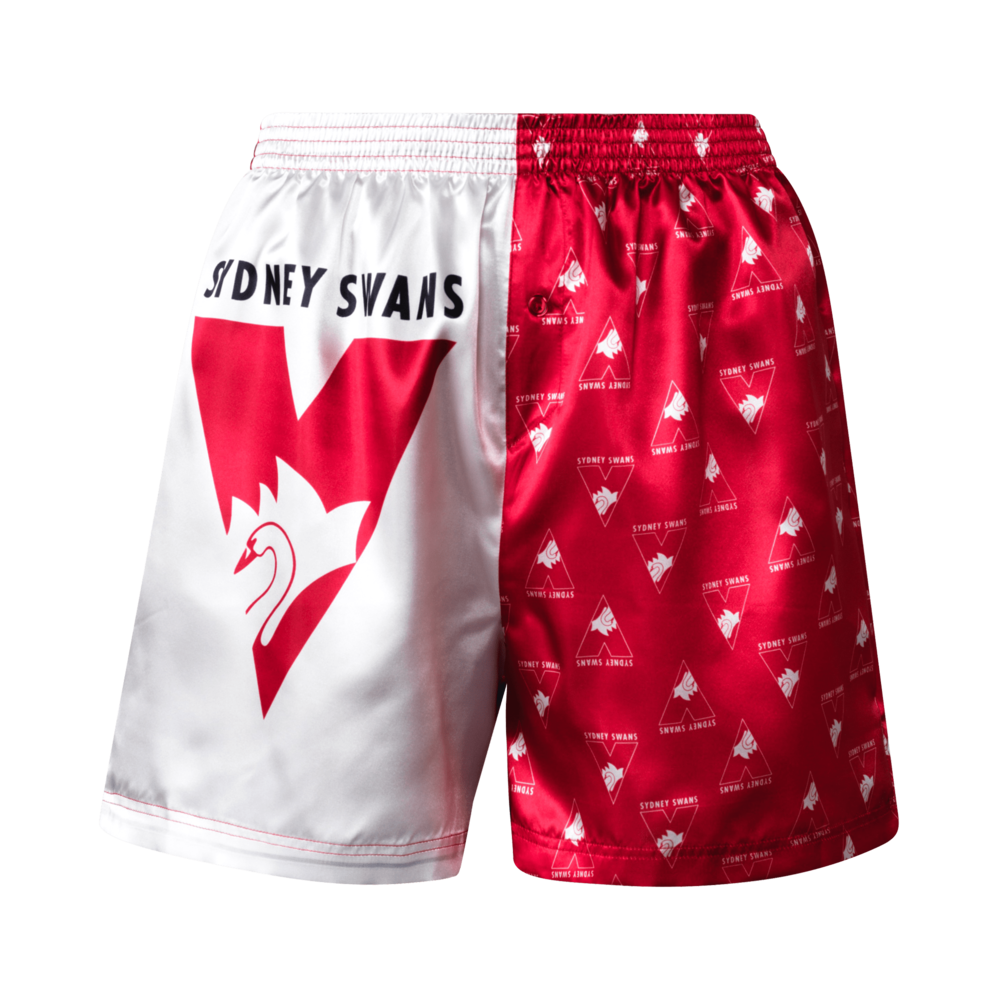 Sydney Swans Youth Satin Boxer Shorts