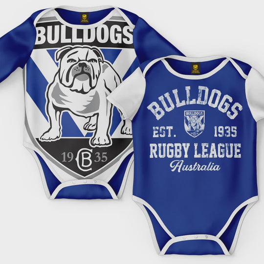 Canterbury Bulldogs 2pc Baby Romper Set