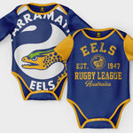 Parramatta Eels 2pc Baby Romper Set