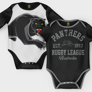 Penrith Panthers 2pc Baby Romper Set