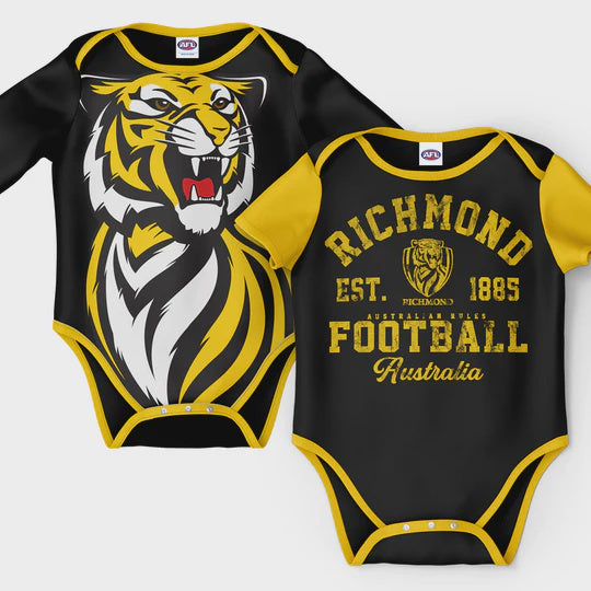 Richmond Tigers 2pc Baby Romper Set
