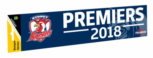 Sydney Roosters 2018 Premiership Bumper Sticker