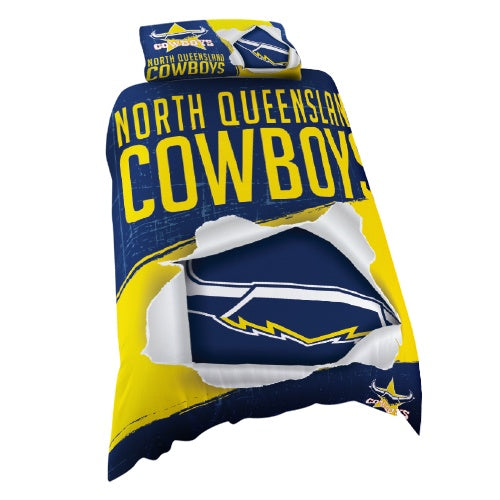 North Queensland Cowboys Single Quilt Cover