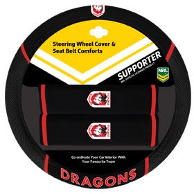 St George Illawarra Dragons Steering Wheel Cover