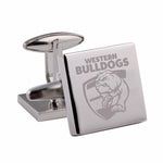 Western Bulldogs Silver Cufflinks