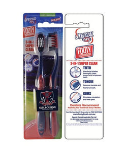 Melbourne Demons Toothbrush Twin Pack