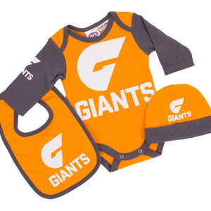 Greater Western Sydney Giants 3 Piece baby - Infant Set