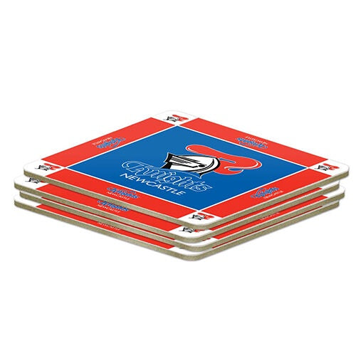 Newcastle Knights set of 4 Coasters
