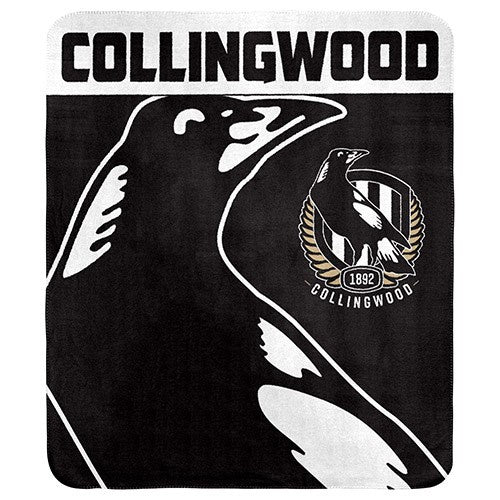 Collingwood Magpies Polar Fleece Blanket