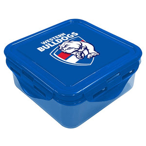 Western Bulldogs Plastic Snack Container